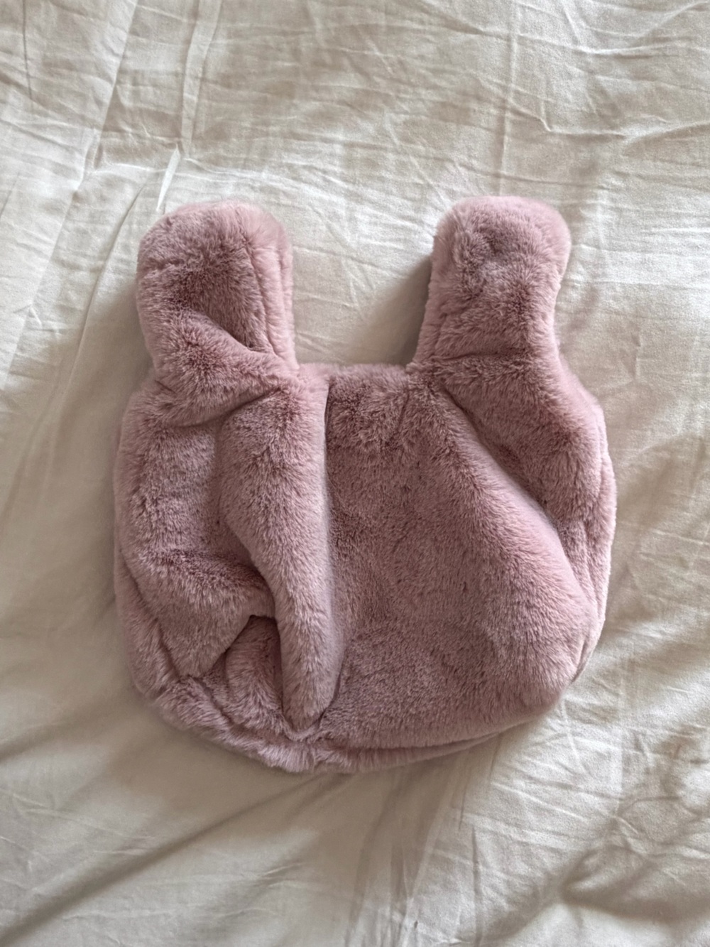 Plush Faux Fur Pink Mini Bag